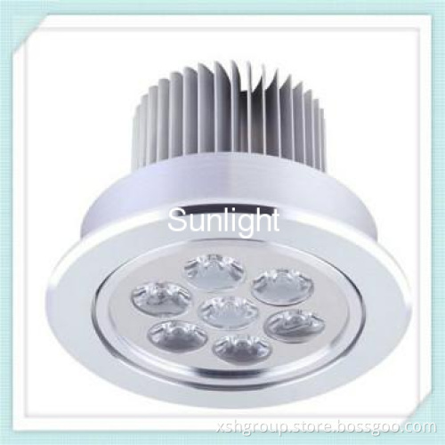 Top quality 7W downlight LED with TUV CE Rohs 580-680lm Dimmable